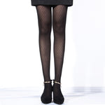 Sexy Women Tights Over Knee Double Stripe Sheer Black Temptation Suspender Patchwork Pantyhose Tights below 55kg
