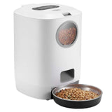 ZyKj  Automatic Smart Pet Food Feeder Dog Cats Dispense Stainless Steel Bowl Dogs Feeder Product Supplies