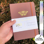 BUKE A5 Dotted Journal Bujo Dot Grid Notebook, 180gsm Bamboo Thick White Paper, 5*5mm Dots 160 Pages Waterproof Hardcover