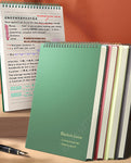 Notebooks A5/B5,80sheets Writting Paper Grid Book For School Office,Checkered Planner Notepads Agenda 2022 Flipbook