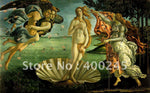 Christmas Gift Hand painted oil painting Birth of Venus famous artwork by Sandro Botticelli beautiful art image for wall decor