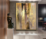 Oil painting abstract art oil on canvas Silver modern wall decor painting Decoration picture room wall home decoration bedroom