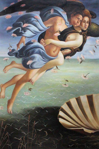 Birth of Venus (left panel) by Sandro Botticelli Abstract Painting on Canvas Portrat Art Picture No Frame Hand Painted