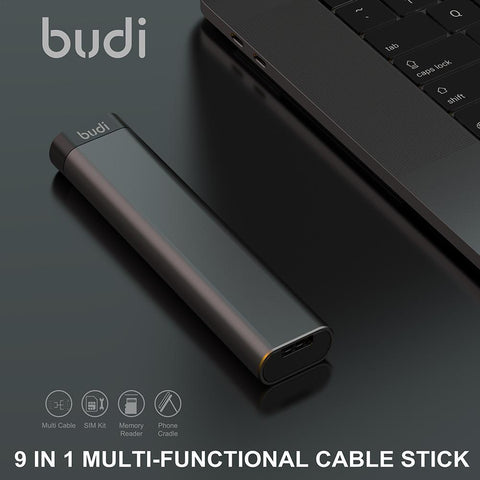 BUDI Multi-function Smart Adapter Card Storage Data 6 Multi-Cable Cable SIM Memory types USB Cable card Reader Box TF KIT S3S6