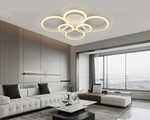 Modern LED Ceiling Lights Indoor Lighting Lamp Chandelier Stepless Dimming with Remote Control For Living Room Bedroom Kitchen