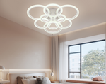 Modern LED Ceiling Lights Indoor Lighting Lamp Chandelier Stepless Dimming with Remote Control For Living Room Bedroom Kitchen