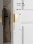 New! Modern Simple Golden Gray Round Counter Cabinet Door Drawer Pulls kitchen Cupboard Door Handle Furniture Handles Hardware