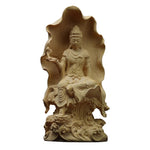 18cm Boxwood Feng Shui Figure Statue Buddha Home D&amp;eacute;cor Feng Shui Myth Office Decoration Wood Statue Wood Statue