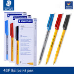 Germany Staedtler Stick 430F 0.5mm 10pcs/lot Ballpoint Pen Red/Blue/Black Statonery School &amp; Office Supplies