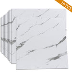 10/20pcs Self-adhesive Tiles Sticker Marble Wallpaper Waterproof Non-slip Kitchen Backsplash Peel and Stick For Floor Home 30x30