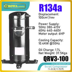 10KW, R134a scroll compressor is nice choice for cascade heat pump water heater to get 90&#39;C high temperature in -20&#39;C ambient