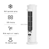 New Mini Air Conditioner USB Desktop Air Cooler LED Digital Display Air Cooler Portable Rechargeable Mobile Air Conditioning Fan