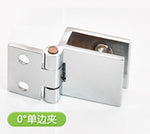 4 PCS Cabinet Glass Door Hinges Wine Door Hinges Glass Hinges hardware Suitable for glass thickness 5-8mm. 90/180/0 degree