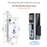 Electronic Fingerprint Door Lock Front Door Security Lock Wifi Digit Door Lock Door-Viewer Camera And Built-In Doorbell