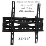 26&quot;-55&quot;-65&quot; TV Wall Mount Bracket VESA Suporte Tilt Rack Plasma LCD LED Monitor Flat Panel Holder Soporte Screen Stand Arm DT466