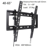 26&quot;-55&quot;-65&quot; TV Wall Mount Bracket VESA Suporte Tilt Rack Plasma LCD LED Monitor Flat Panel Holder Soporte Screen Stand Arm DT466