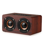 Wireless Bluetooth Speakers Bass Wooden Sound Box Portable Desktop HiFi Stereo Soundbar Subwoofer Caixa De Som AUX for Computer