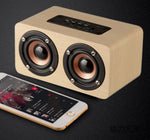 Wireless Bluetooth Speakers Bass Wooden Sound Box Portable Desktop HiFi Stereo Soundbar Subwoofer Caixa De Som AUX for Computer