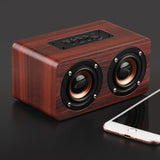 Wireless Bluetooth Speakers Bass Wooden Sound Box Portable Desktop HiFi Stereo Soundbar Subwoofer Caixa De Som AUX for Computer