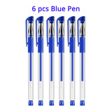 23 Pcs Ballpoint Pen + Refill Set Black Blue Red Ink Gel Pen Bullet Tip 0.5mm School&amp;office Supplies Stationery