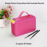 Cute 48 Holes School Pencil Case for Boys Girls Penal Pen Box Kawaii Big 3 Layers Pencilcase Stationery Penalties Pouch Supplies