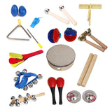 Preschool Toy Instruments Kits Children Percussion 14 Musical Instruments