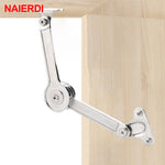 NAIERDI Cabinet Cupboard Adjustable Hinge Randomly Stop Door Furniture Lift Up Flap Stay Support Hydraulic Hinges Hardware