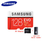 SAMSUNG Original Micro SD card 128 GB u3 Memory Card 128gb EVO Plus sdhc u3 c10 TF Card C10 90MB/S MICROSDXC UHS-1 Free Shipping
